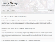 Tablet Screenshot of henry-chong.com